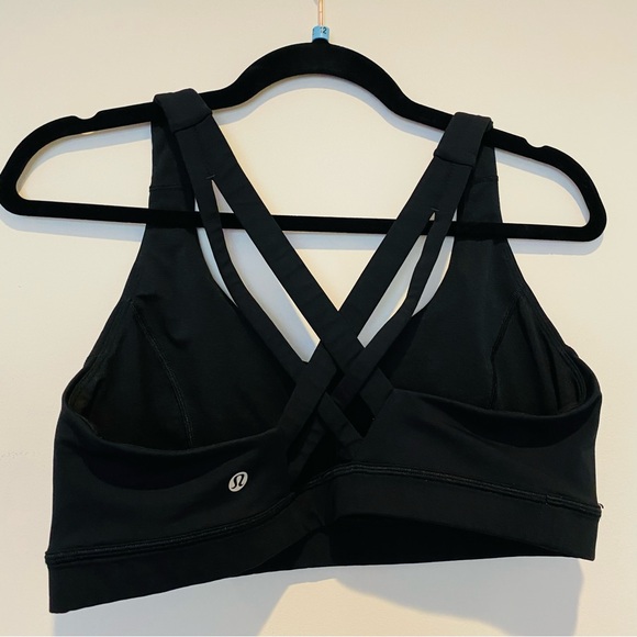 Lululemon Stash N’ Run Bra in Black, Size 12 - Picture 4 of 7